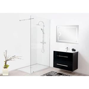 AquaVive Inloop Douchewand Lateraal Samos Chroom 120 Cm