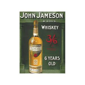 Metalen wand bordje John Jameson -