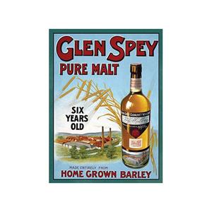 Metalen wand bordje Glen Spey -