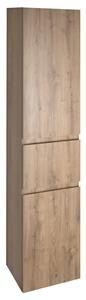 Aqualine Altair kolomkast met wasmand 184x40 eiken emporio