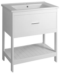 Aqualine Etide wastafelonderkast 72 mat wit