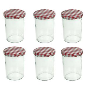 18x stuks voorraadpotten/inmaakpotten met schroefdop 315 ml -