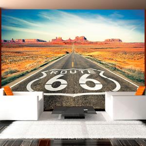 Karo-art Zelfklevend fotobehang - Route 66 , Premium Print