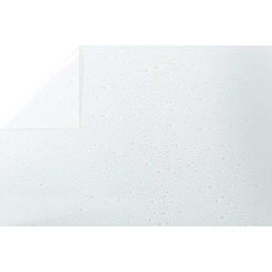 2LIF 5x rollen raamfolie regendruppels semi transparant 45 cm x 2 meter zelfklevend -
