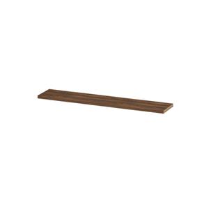 INK 35d wandplank - 180x35x3.5cm - voorzijde afgekant - tbv nis - MFC Noten 1258822