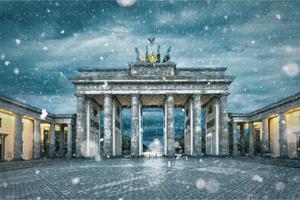 Karo-art Fotobehang - Brandenburger Tor Berlijn, in 11 maten te koop, premium print, incl behanglijm