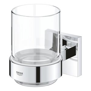 QuickFix Start Cube Glashalter mit Glas Chrom - Grohe