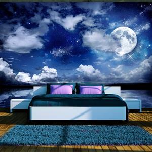 Karo-art Zelfklevend fotobehang - Magische nacht , Premium Print