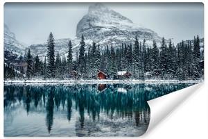 Karo-art Fotobehang - meer O'Hara Canada, premium print, inclusief behanglijm