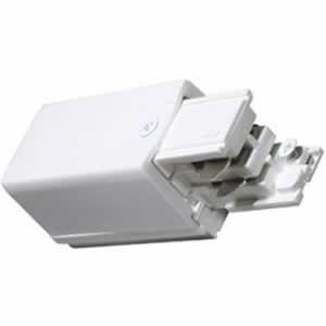 Klemko Euro 3 fase rails live end connector links (65 mm) wit