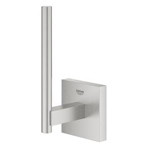 Grohe - QuickFix - Start Cube - Papiervorrat - Supersteel Finish 40979DC0 (zum Aufschrauben oder Aufkleben)