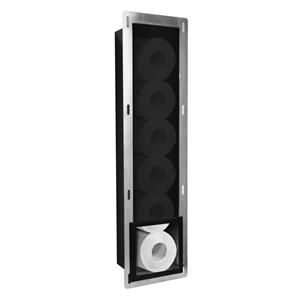 Saniclass Hide inbouw reserve toiletrolhouder RVS Mat Zwart SW1185563
