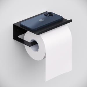 Ozean Eternal Toiletrolhouder - plateau - mat zwart