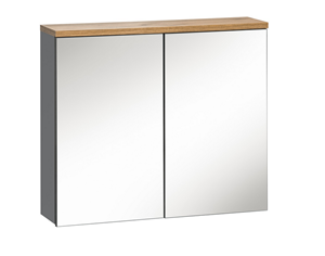 Sanifun spiegelkast Bali Grafit 70 x 80.