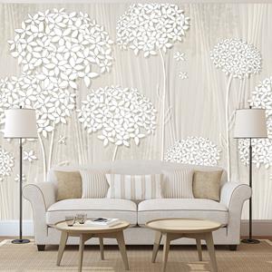 Karo-art Zelfklevend fotobehang - Elegante bloemen , Premium Print