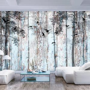 Karo-art Fotobehang - Dicht bij de natuur , vogels, premium print vliesbehang