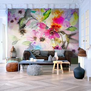 Karo-art Fotobehang - Kleuren van de natuur, premium print vliesbehang