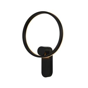 Lucande Yekta LED wandlamp indirect 10,5W zwart
