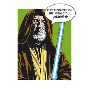 Komar Poster "Star Wars Classic Comic Quote Obi Wan", Star Wars, (1 St.), Kinderzimmer, Schlafzimmer, Wohnzimmer