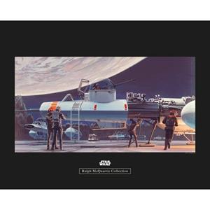 Komar Poster Star Wars Classic RMQ Yavin Hangar