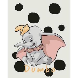 Komar Poster Dumbo stippen Hoogte: 70 cm