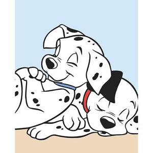 Komar Poster 101 dalmatiër Cuddle Hoogte: 70 cm