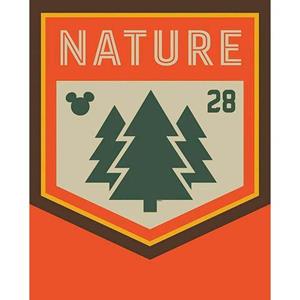 Komar Poster Mickey Mouse Nature Hoogte: 50 cm