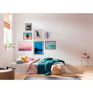 Komar Poster Sea Horse Circle Hoogte: 50 cm