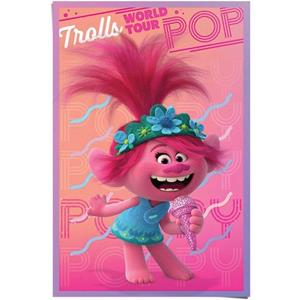 Poster Trolls Welt Tour - prinses Poppy - avontuur - muziek - Trollenwereld