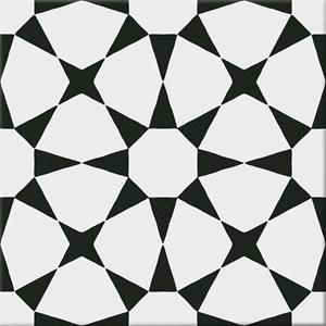 Jabo Tegelsample:  Hidra Prisma White vloertegel 20x20cm