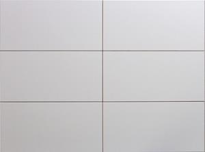 Jabo Tegelsample:  Kerabo wandtegel wit mat 30x60