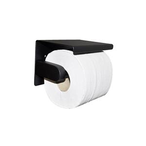 Boss & Wessing Toiletrolhouder  Boston Mat Zwart