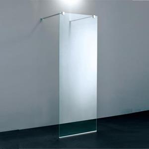 Boss & wessing Vrijstaande Inloopdouche  Libra 120x200 cm Anti-Kalk Coating (exclusief wandbeugels)