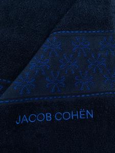 jacobcohën Jacob Cohën Strandlaken met geborduurd logo - Blauw