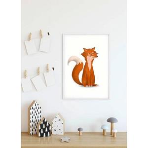 Komar Poster Cute animal Fox Hoogte: 40 cm