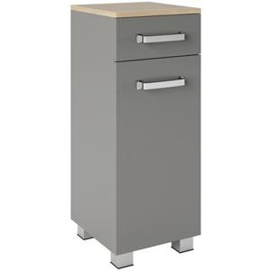 welltime Midischrank "Cosmo", BxTxH: ca. 30x32,5x76,5 cm, 2 Fächer, Türanschlag wechselbar