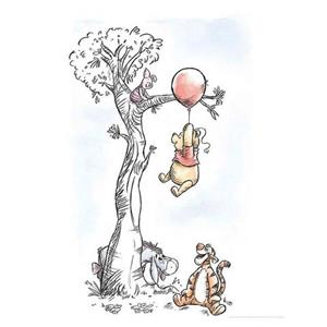 Komar Poster Winnie de Poeh Helling on Hoogte: 40 cm