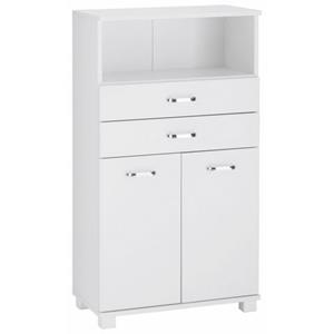 Schildmeyer Halfhoge kast Colli Breedte 60 cm, badkamerkast met metalen handgrepen, plank