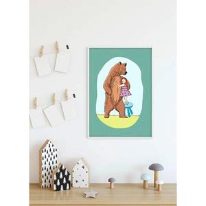 Komar Poster Lili and Bear Hoogte: 50 cm