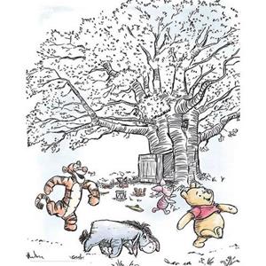 Komar Poster Winnie de Poeh Playground Hoogte: 70 cm