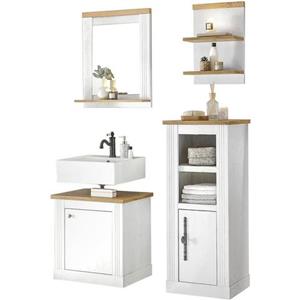 Home affaire Badkamerserie Westminster in romantische rustieke stijl, exclusief by otto (4 stuks)