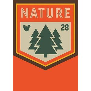 Komar Poster Mickey Mouse Nature Hoogte: 50 cm