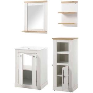 Home affaire Badkamerserie Westminster in romantische rustieke stijl, exclusief by otto (4 stuks)