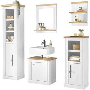 Home affaire Badkamerserie Westminster in romantische rustieke stijl, exclusief by otto (5 stuks)