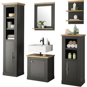 Home affaire Badkamerserie Westminster in romantische rustieke stijl, exclusief by otto (5 stuks)