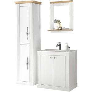 Home affaire Badkamerserie Westminster in romantische rustieke stijl, exclusief by otto (3 stuks)
