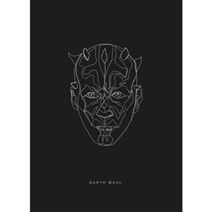 Komar Poster Star Wars Lines dark Side bek
