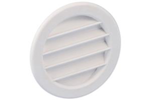 Nedco Klemrooster kunststof dia 75mm rond wit
