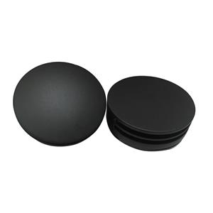 Boss & Wessing Badafvoerplug Set  tbv Badoverloopcombinatie Met Vulfunctie Rond Mat Zwart