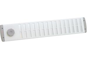 Nedco BL SCHUIFROOSTER 500X90MM WIT